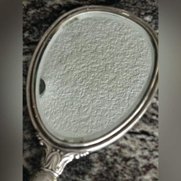 Vintage BIRKS STERLING silver handheld mirror 1920-1940 - Picture 4 of 11